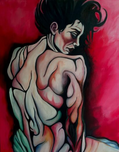 Man, God\'s ugliest creation, 2 - a Paint Artowrk by Ivet